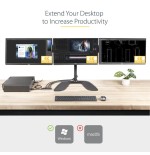 Startech hub mst usb-c a 4x displayport 1.4 negro