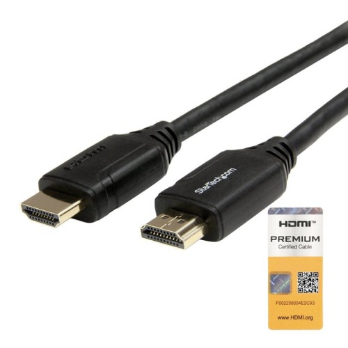 Startech.com cable de 2m hdmi de alta velocidad con ethernet premium - de 4k a 60hz