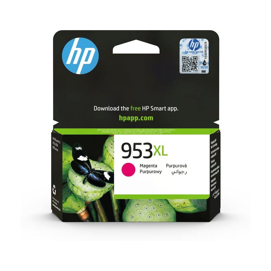 Tinta original hp 953 xl magenta f6u17ae