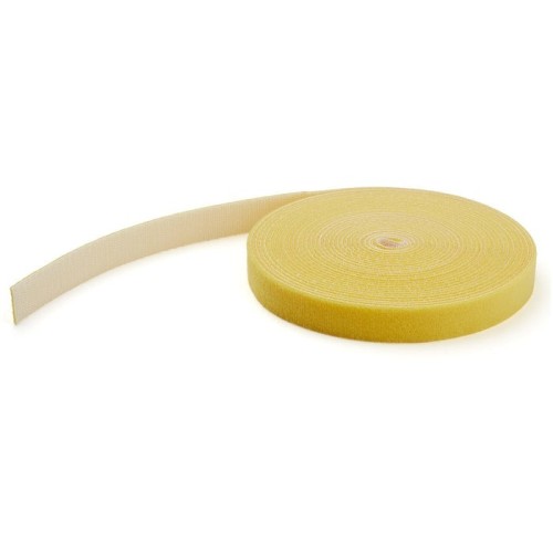 Startech.com velcro 15m - bobina de gancho y bucle - amarillo