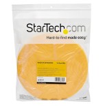 Startech.com velcro 15m - bobina de gancho y bucle - amarillo