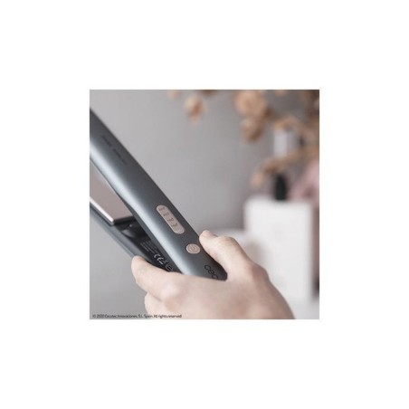 Plancha para el pelo cecotec bamba ritualcare 890 titanium negra