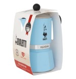 Cafetera italiana bialetti rainbow 3 tazas azul