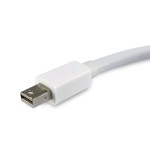 Adaptador mini dp macho  a  dp hembra