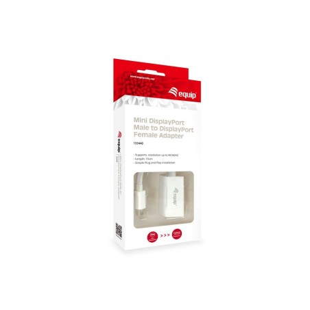 Adaptador mini dp macho  a  dp hembra