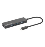 Manhattan 4-port usb 3.2 gen 1 hub c-stecker auf 4x a-buchse
