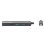 Manhattan 4-port usb 3.2 gen 1 hub c-stecker auf 4x a-buchse