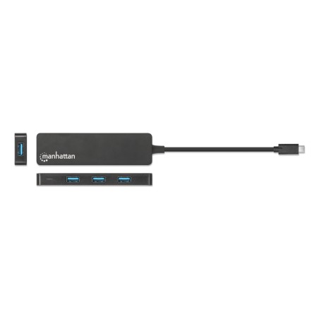 Manhattan 4-port usb 3.2 gen 1 hub c-stecker auf 4x a-buchse