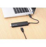 Manhattan 4-port usb 3.2 gen 1 hub c-stecker auf 4x a-buchse