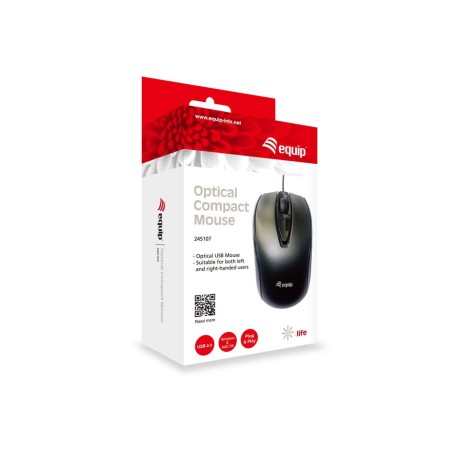 Equip life raton compact optico negro usb  1000dpi