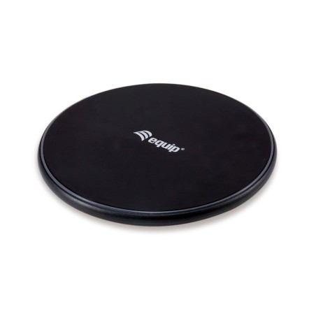 Cargador inhalambrico equip life qi 10w carcasa de aluminio ultra-slim