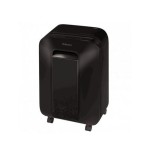 Destructora fellowes lx201 negra corte en partículas 2*12mm papelera capacidad 22l seguridad p-5 destruye grapas/t.credito/clips