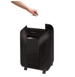 Destructora fellowes lx201 negra corte en partículas 2*12mm papelera capacidad 22l seguridad p-5 destruye grapas/t.credito/clips
