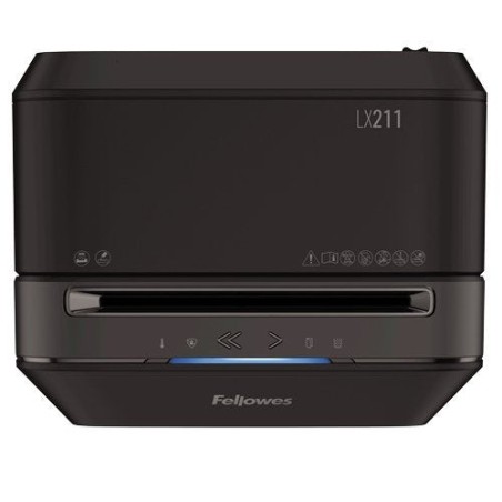 Fellowes destructora lx211 negra microcort  2x12mm