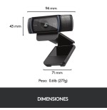 Logitech hd pro c920 webcam fullhd 960-001055