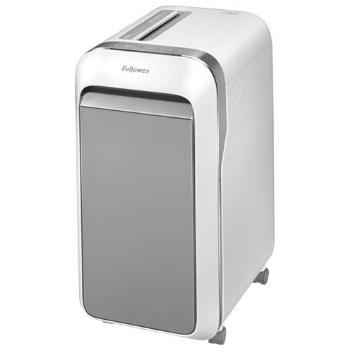 Fellowes lx221 destructora de papel manual microcorte - destruye hasta 20 hojas - 30l - color blanco
