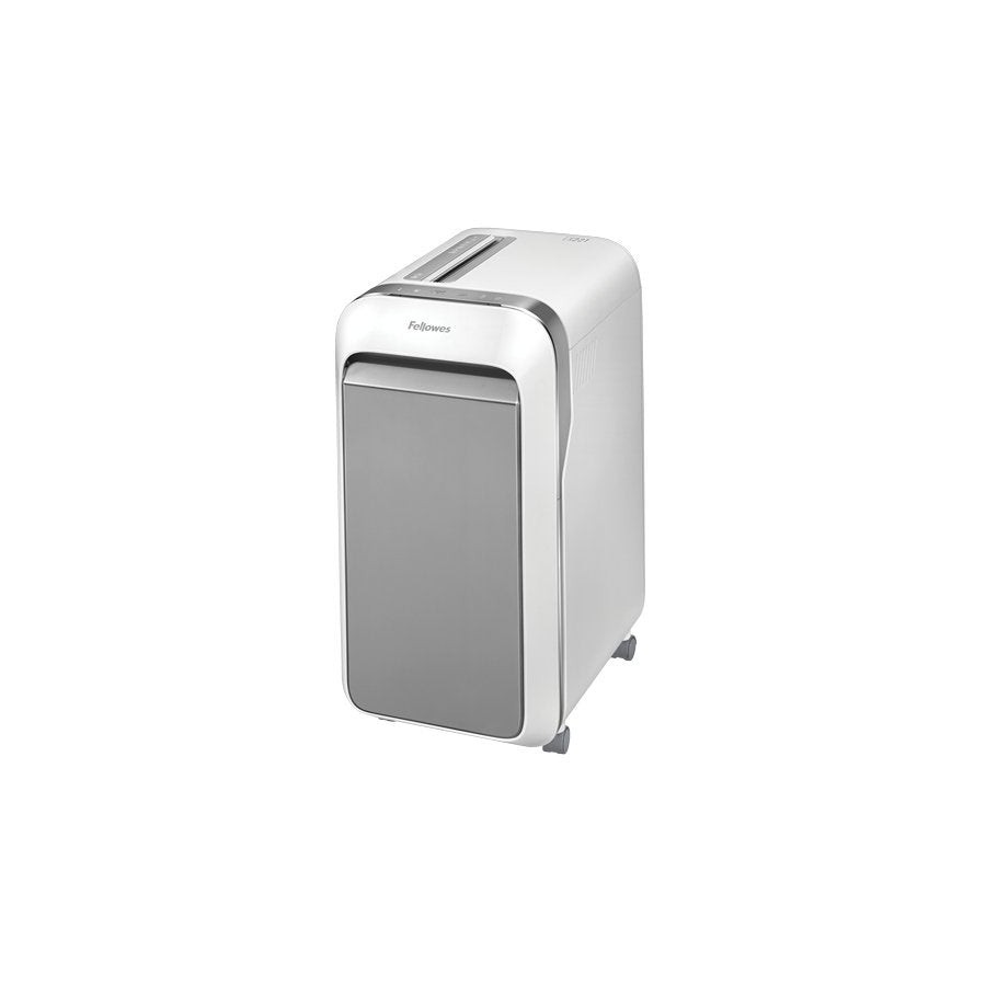 Fellowes lx221 destructora de papel manual microcorte - destruye hasta 20 hojas - 30l - color blanco
