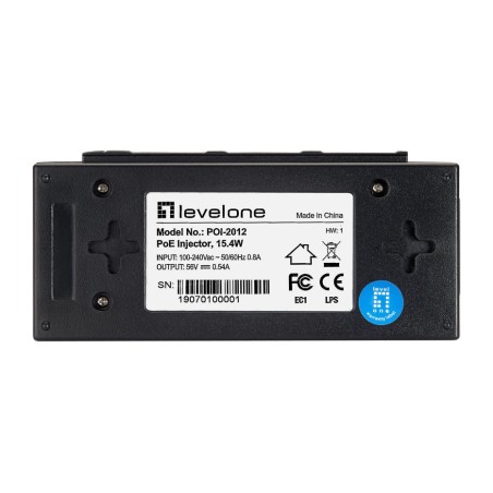 Inyector levelone fe poe poi-2012 15.4w poe