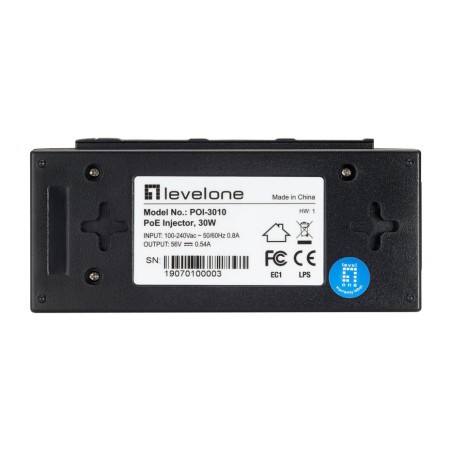 Levelone ge poe-injektor adapter poi-3010   30w    poe