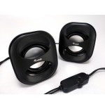 Equip altavoces 2.0 life mini  6w rms color negro jack 3.5 alimetancion usb