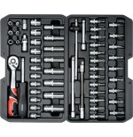 Yato juego de herramientas 56 piezas metal negro yt-14501