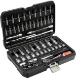 Yato juego de herramientas 56 piezas metal negro yt-14501