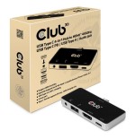 Club3d usb-4-in1-hub usb 3.1 typ c  hdmi/usb/usb-c/audio retail