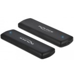Delock 42615 caja para disco duro externo m.2 caja externa para unidad de estado sólido (ssd) negro