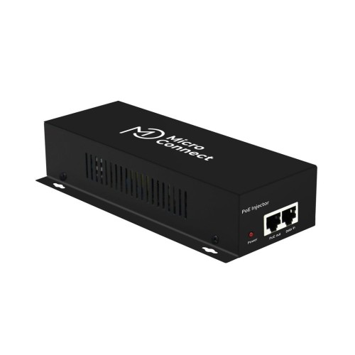 Microconnect poeinj-60w adaptador e inyector de poe gigabit ethernet 55 v