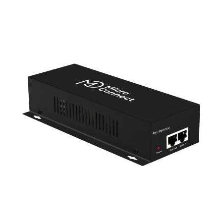 Microconnect poeinj-60w adaptador e inyector de poe gigabit ethernet 55 v