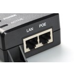 Microconnect poeinj-60w adaptador e inyector de poe gigabit ethernet 55 v