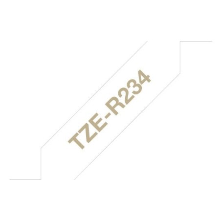 Brother tze-r254 cinta para impresora oro