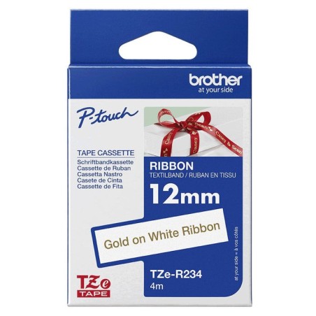 Brother tze-r254 cinta para impresora oro