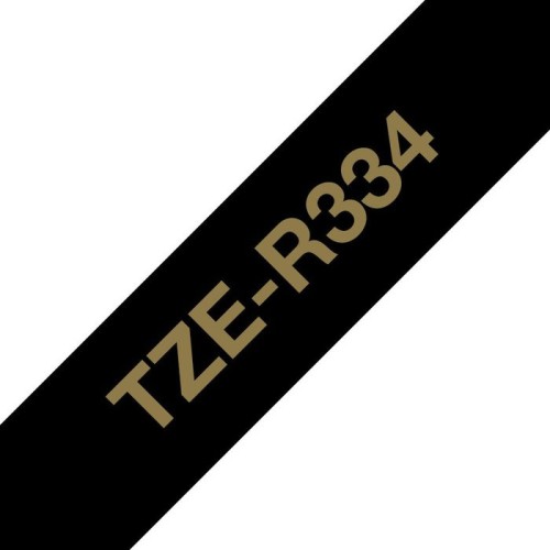 Brother tze-r334 cinta para impresora oro