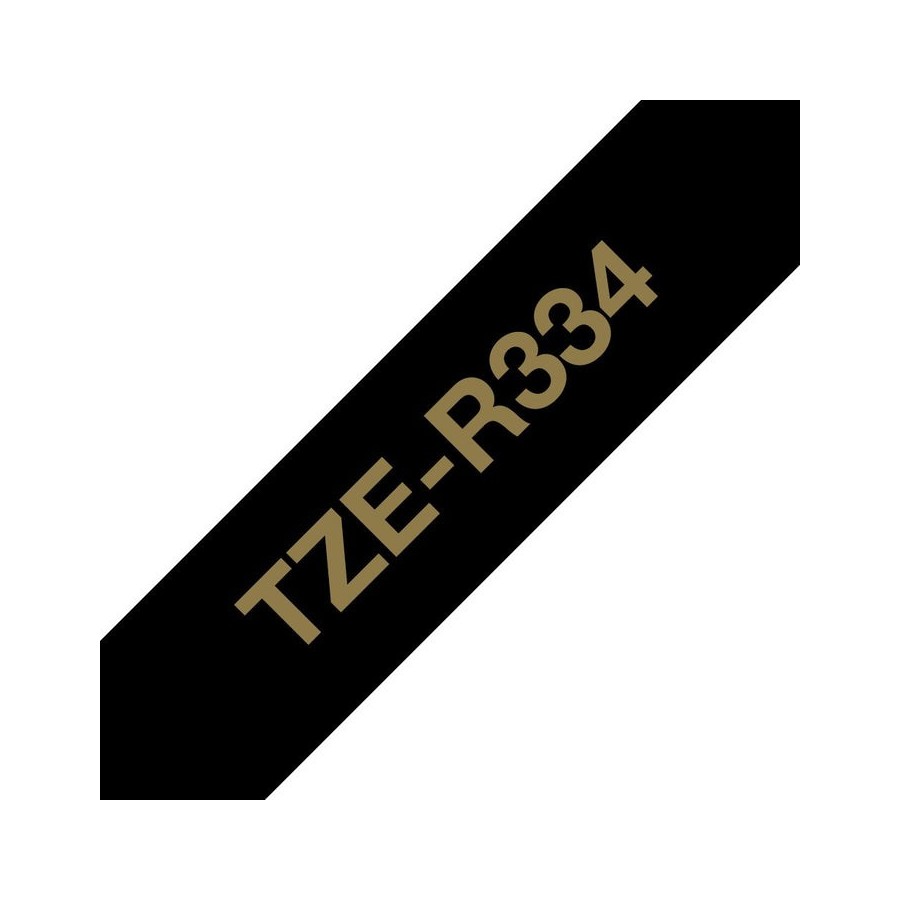 Brother tze-r334 cinta para impresora oro