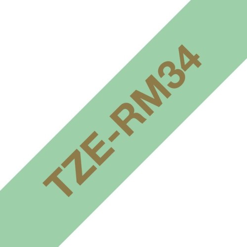 Brother tze-rm34 cinta para impresora oro