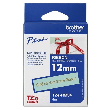 Brother tze-rm34 cinta para impresora oro