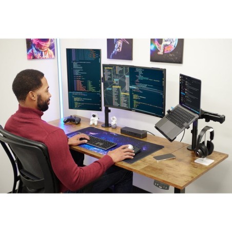 Brazo para monitor kensington de hasta 32 ", 1tft, 3gel. máx. 8 kg, smartfit negro