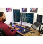 Brazo para monitor kensington de hasta 32 ", 1tft, 3gel. máx. 8 kg, smartfit negro