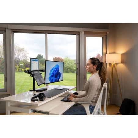 Soporte para monitor kensington de hasta 32 ", 2tft, 6 geles máx. 8 kg, smartfit negro