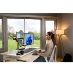 Soporte para monitor kensington de hasta 32 ", 2tft, 6 geles máx. 8 kg, smartfit negro