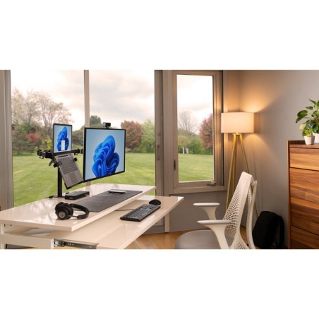 Soporte para monitor kensington de hasta 32 ", 2tft, 6 geles máx. 8 kg, smartfit negro