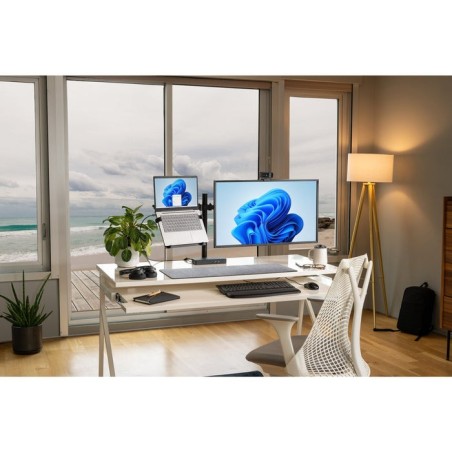 Soporte para monitor kensington de hasta 32 ", 2tft, 6 geles máx. 8 kg, smartfit negro