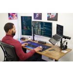 Soporte para monitor kensington de hasta 32 ", 2tft, 6 geles máx. 8 kg, smartfit negro