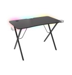 Mesa gaming genesis holm 200 rgb negro carbono