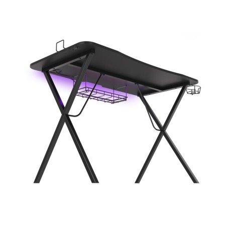 Mesa gaming genesis holm 200 rgb negro carbono