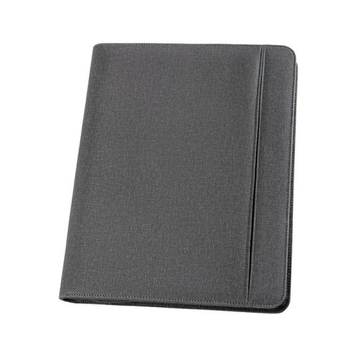 Genie 12668 carpeta a4 imitación piel, nylon negro
