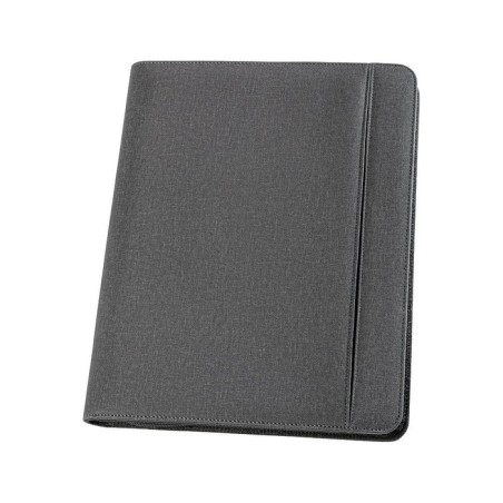 Genie 12668 carpeta a4 imitación piel, nylon negro