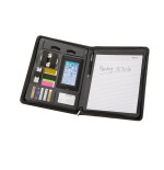 Genie 12668 carpeta a4 imitación piel, nylon negro