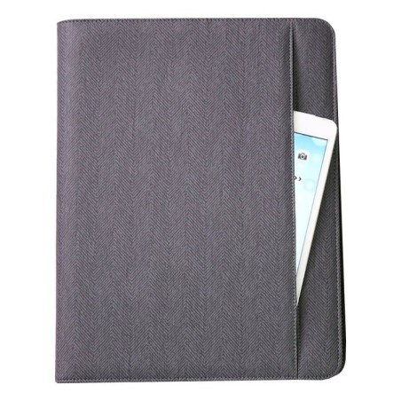 Genie 12668 carpeta a4 imitación piel, nylon negro
